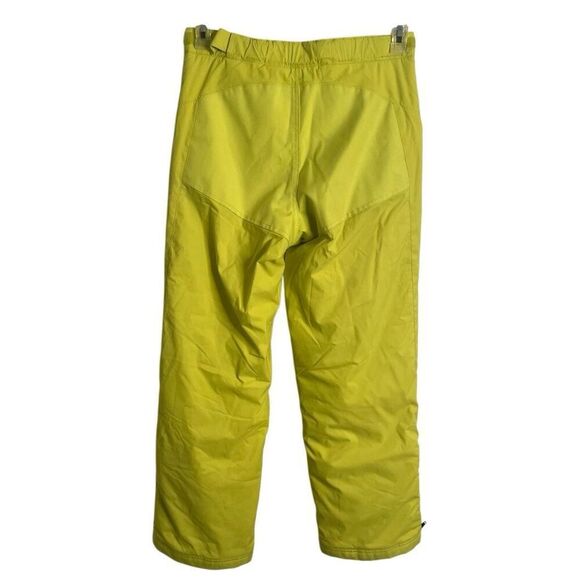 L.L. Bean Kids Cold Buster Snow Pants 12 Neon Lime Thinsulate Winter Warm School - Picture 2 of 11
